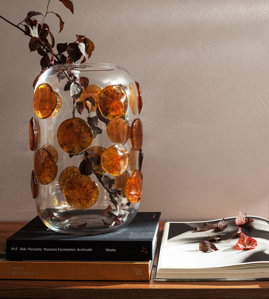 Goccia vase in Murano glass by Morica Design