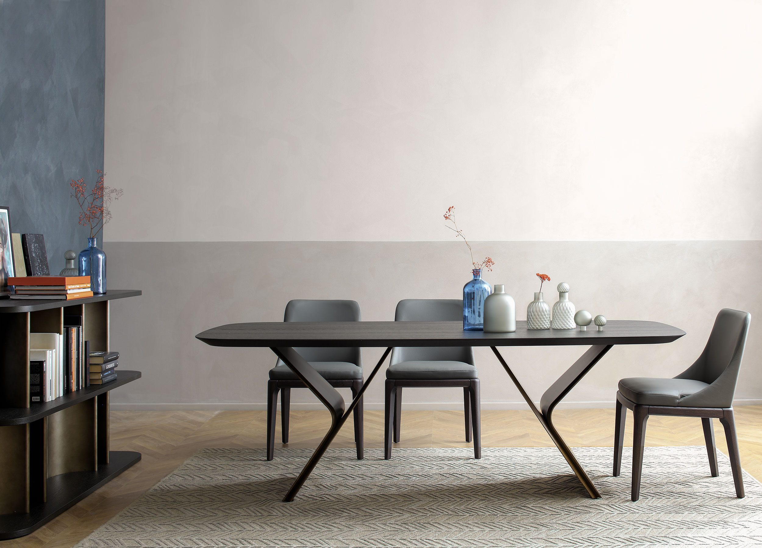 tavolo metaverso in rovere laguna by Morica