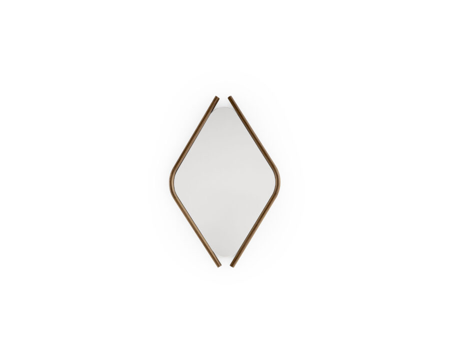 Exude sophistication with the Wood Eye mirror, a true masterpiece of design.