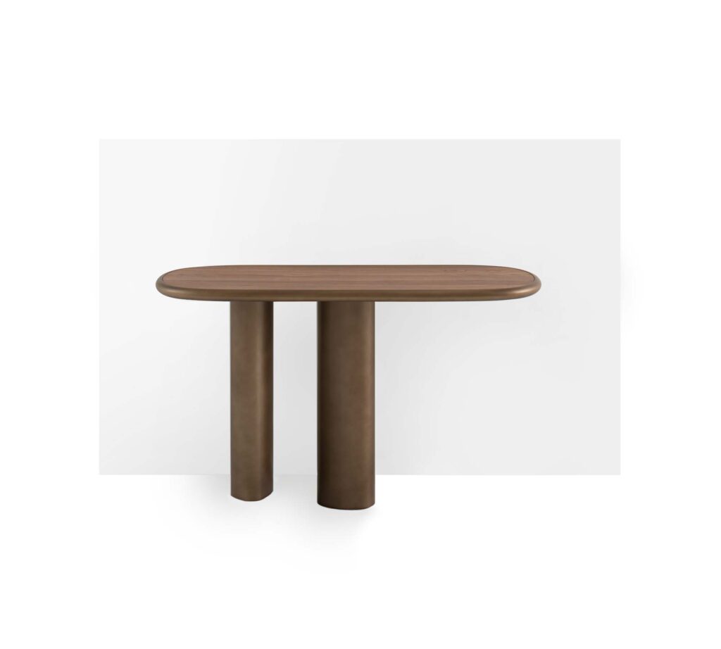 Consolle Sequoia Morica Design in Noce Canaletto.